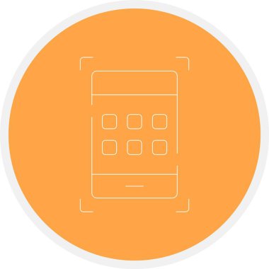 vektör telefon simgesi çizimi