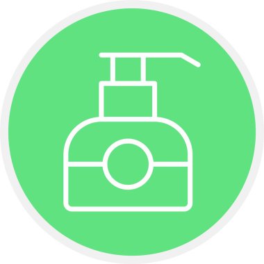 vektör şampuan simgesi, vektör illüstrasyonu