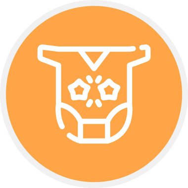 Modern bir simgenin vektör illüstrasyonu