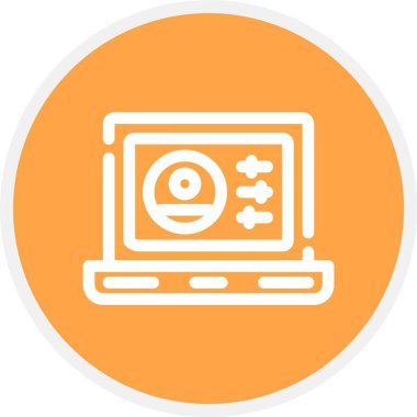 Seo simgesinin vektör illüstrasyonu