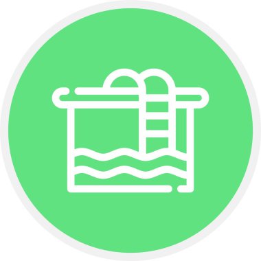 eşsiz sepet vektör çizgisi simgesi