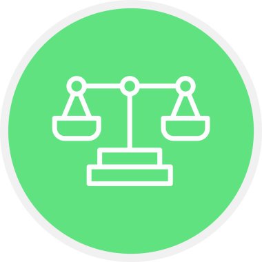 güzel denge çizgisi vektör simgesi