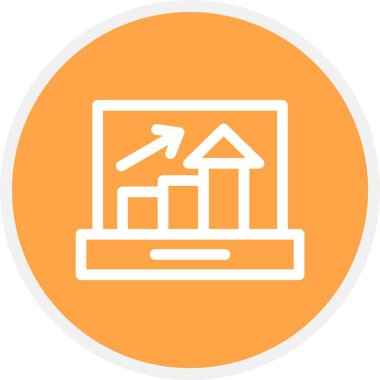 vektör lcd simgesi illüstrasyonu