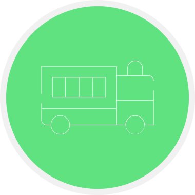 eşsiz yol vektör çizgisi simgesi