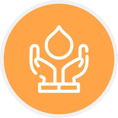 Benzersiz ateş vektörü simgesi