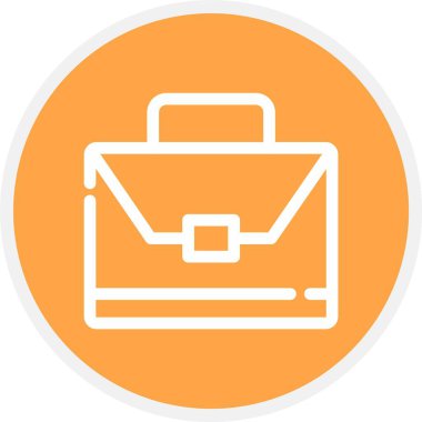 Çanta simgesinin vektör illüstrasyonu modern tasarım