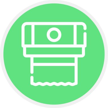 Eşsiz nakit kartı vektör çizgisi simgesi