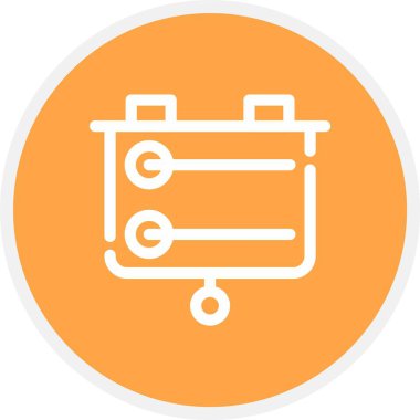 Modern b 'nin vektör illüstrasyonu eksik simgesi