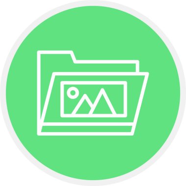 benzersiz rapor vektör çizgisi simgesi