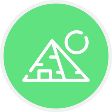 Güzel Pusula Satır Vektörü Simgesi