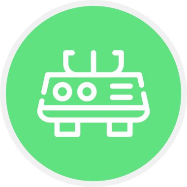 vektör lcd simgesi illüstrasyonu