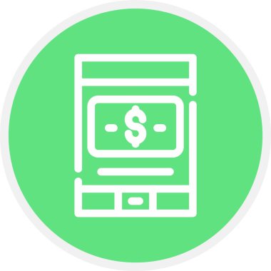 Vektör Doları simge tasarlamak