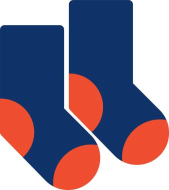 Çorap ikonu. vektör tasarımı illüstrasyonu