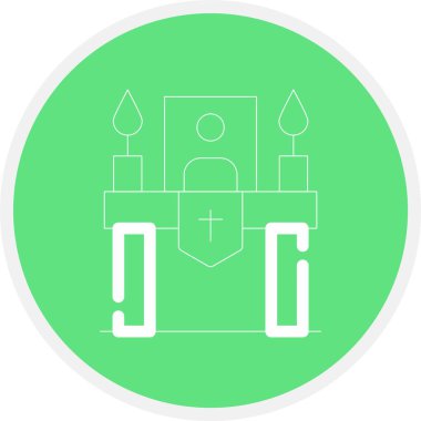 Modern b 'nin vektör illüstrasyonunda gaz ikonu yok