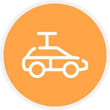 - Araba. Web simgesi basit illüstrasyon