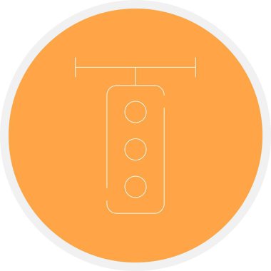 Güzel Ateş Kabartma Vektörü Simgesi