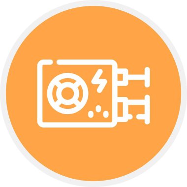 kamera simgesi vektör illüstrasyonu