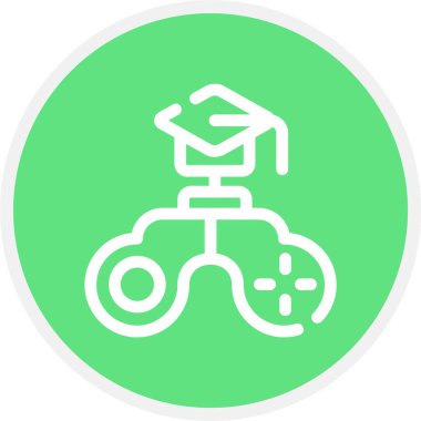 Bisiklet. Web simgesi basit tasarım