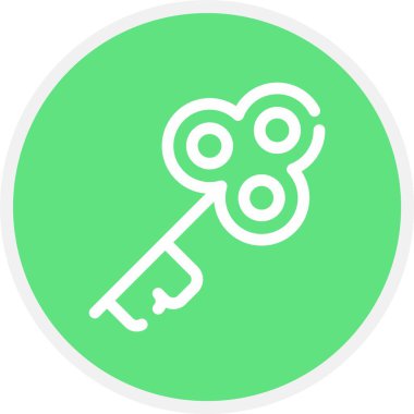 Ev vektör simgesi için eşsiz anahtar