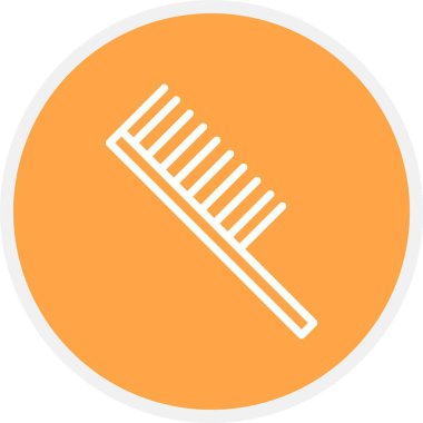 tarak vektörü simgesi modern basit vektör illüstrasyonu