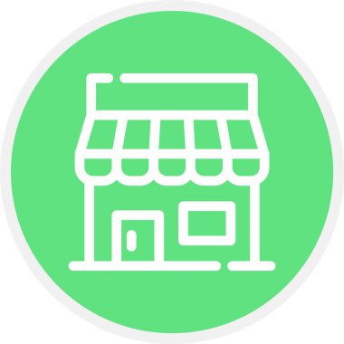 Eşsiz Ev Vektör Satırı Simgesi