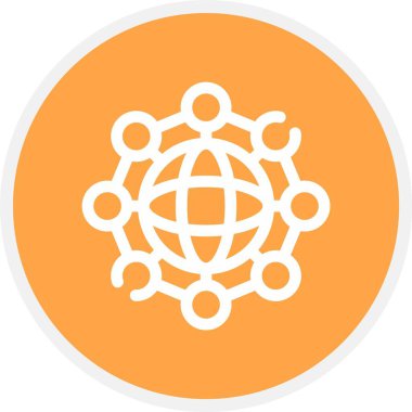 genel ağ vektör simgesi