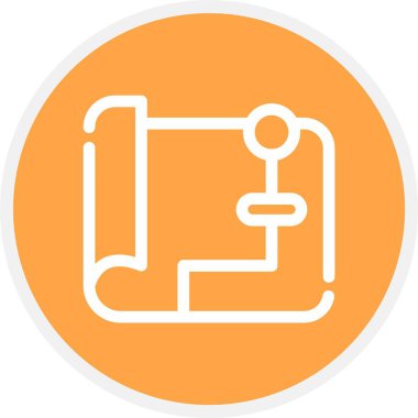 Modern simgenin vektör illüstrasyonu