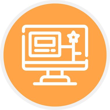 vektör izleyici simgesi illüstrasyonu