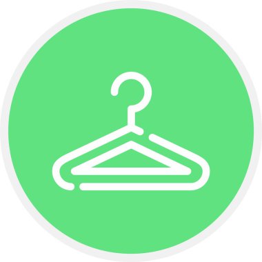 benzersiz askı vektör çizgisi simgesi