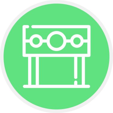 eşsiz para vektör çizgisi simgesi