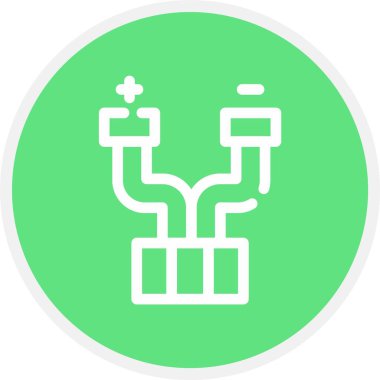 Bir b eksikliği simgesinin vektör çizimi