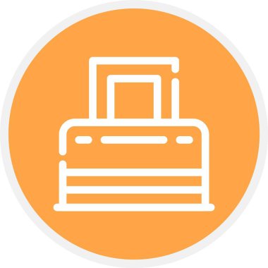 Kek. Web simgesi basit illüstrasyon