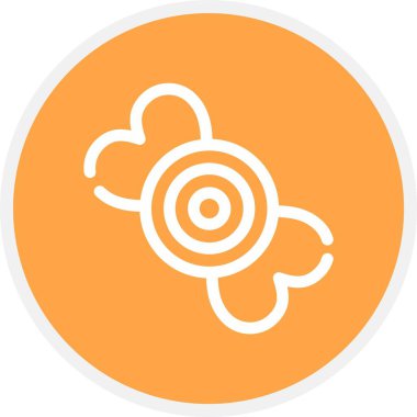 Bir çiçek simgesinin vektör illüstrasyonu