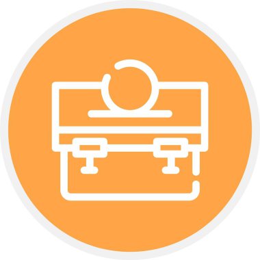 evrak çantası ikonu vektör illüstrasyonu