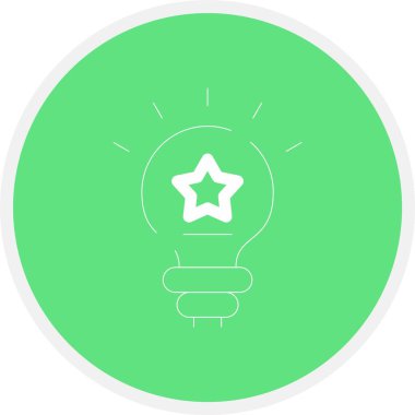 Soyut arka grupta izole edilmiş ampul simgesi