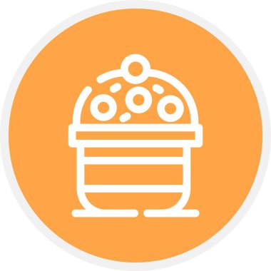 kase ikonu vektör illüstrasyonu