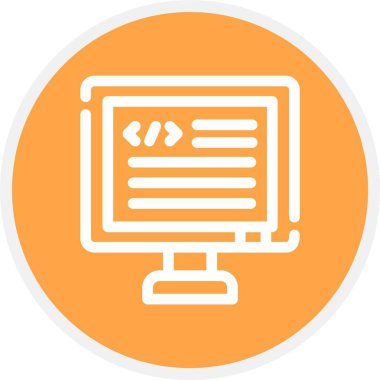 Seo simgesinin vektör illüstrasyonu