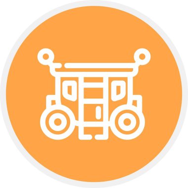 Modern oto tamir simgesinin vektör illüstrasyonu