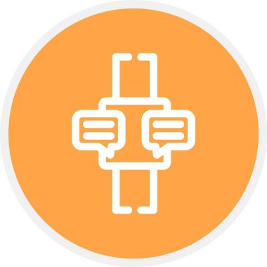 Modern simgenin vektör illüstrasyonu