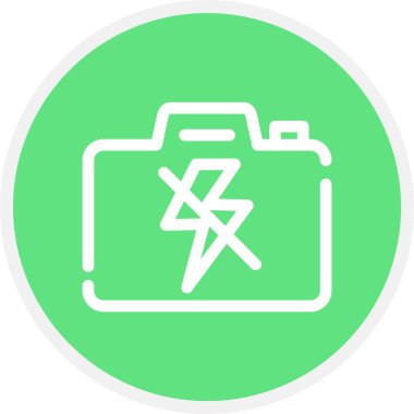 Benzersiz pil çizgisi vektör simgesi