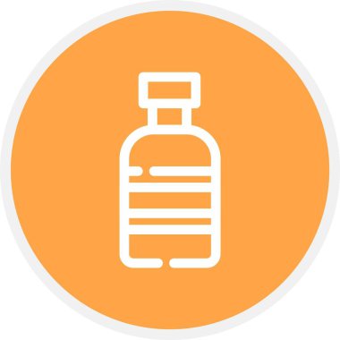 sıvı yağ ikonu vektör şişesi