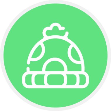 Benzersiz kask çizgisi vektör simgesi