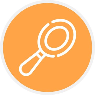 Büyüteç simgesini vektör çizim