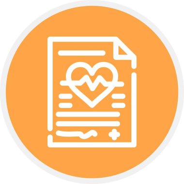 Belge. Web simgesi basit illüstrasyon