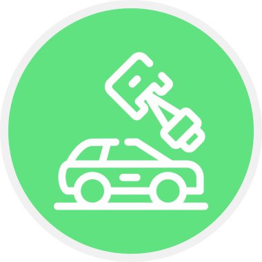 güzel park simgesi vektör simgesi