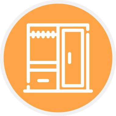 kapı simgesi vektör illüstrasyonu