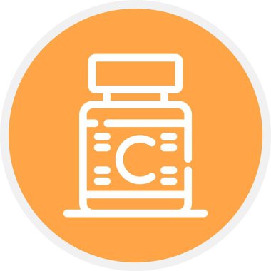 Bir hapın vektör illüstrasyonu