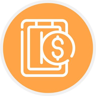 vektör para simgesi illüstrasyonu