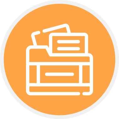 vektör dizini düz daire simgesi