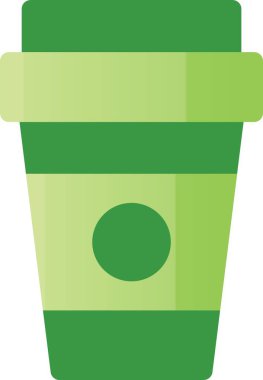 Kahve fincanı. Basit resimleme